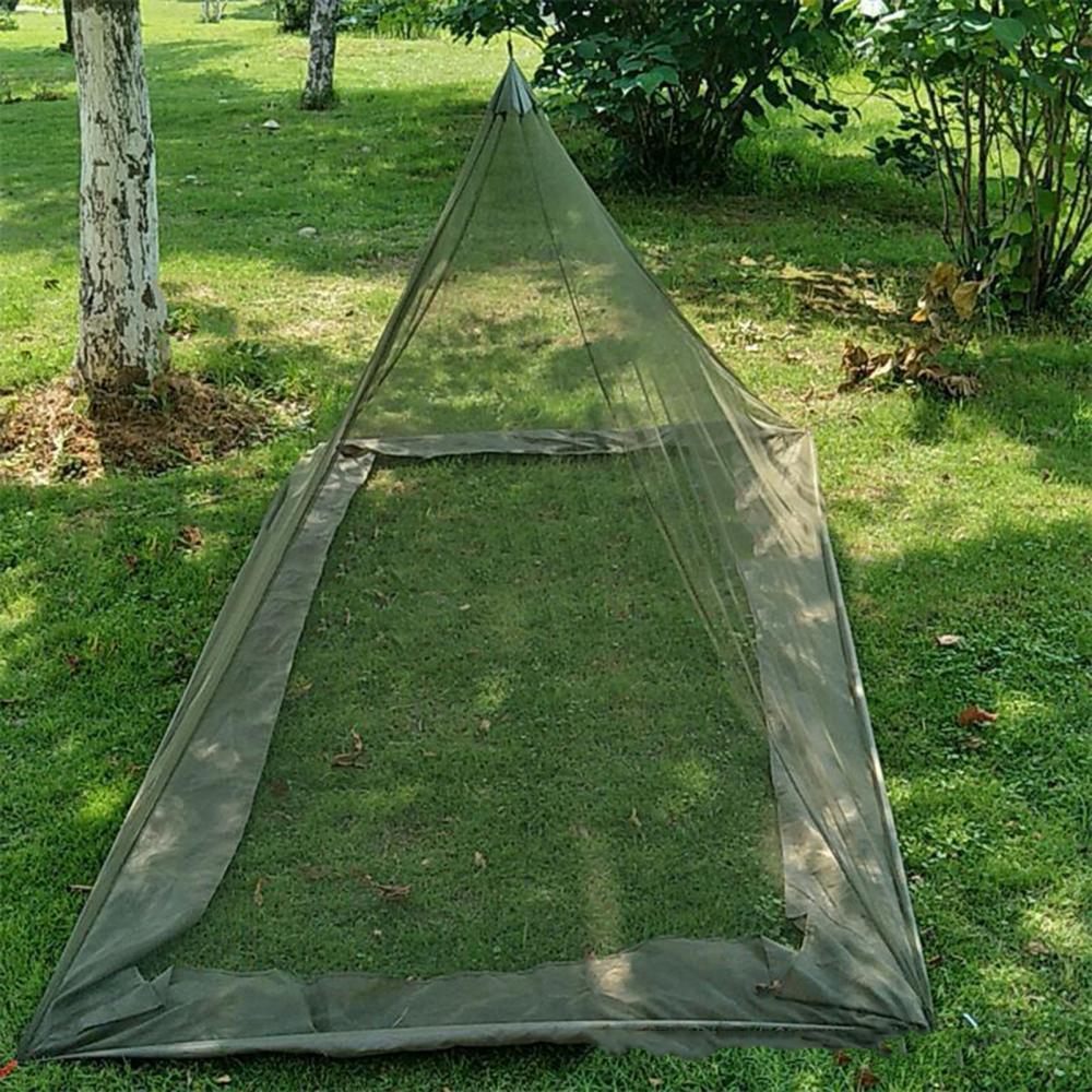 Cheap Goat Tents Triangle Mosquito Net Portable Camping Picnic Triangle Tent Anti Insect Travel Tent Outdoor Supplies Tents 